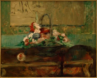Panier fleuri